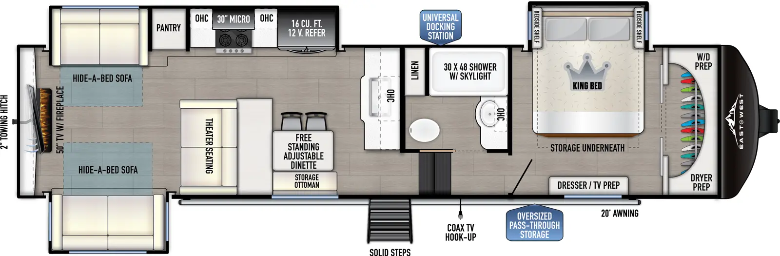 Blackthorn 3300RD Floorplan